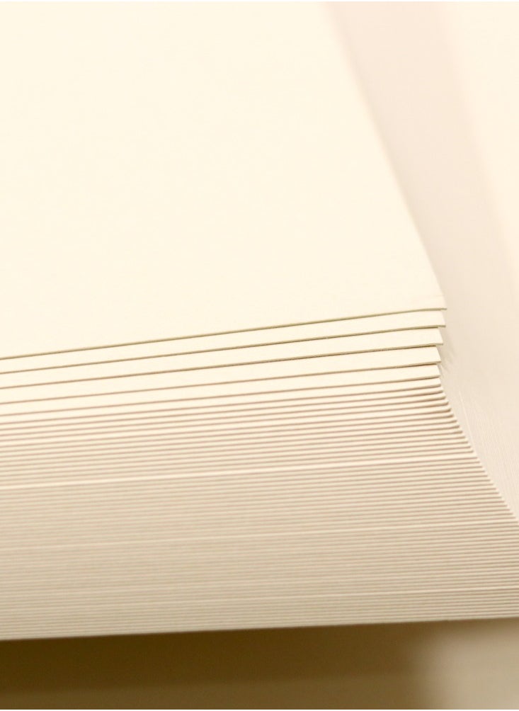 firstnock A4 Cream Color Paper - 250 GSM, 20 Sheets | Premium Thick Craft Paper for DIY, Art, Scrapbooking, and Printing  - Image 4