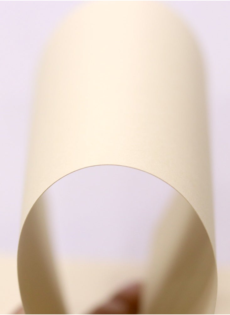 firstnock - A4 Cream Color Paper - 250 GSM, 20 Sheets | Premium Thick Craft Paper for DIY, Art, Scrapbooking, and Printing - Image 1