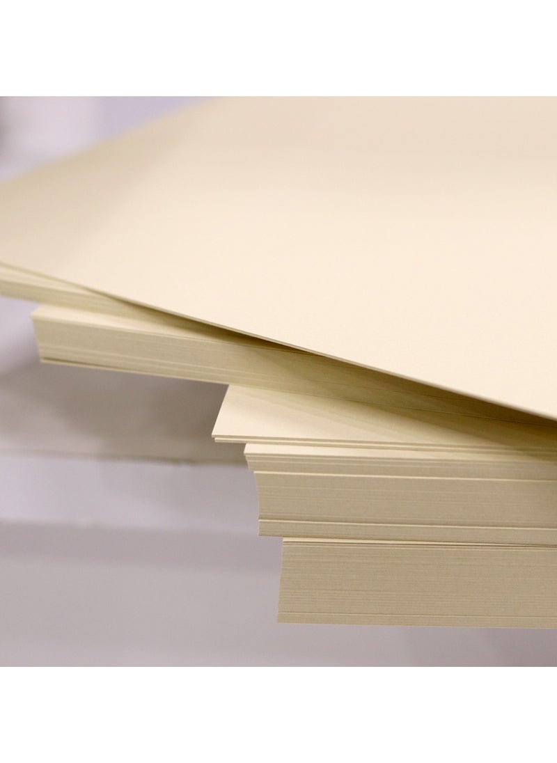 firstnock - A4 Cream Color Paper - 250 GSM, 20 Sheets | Premium Thick Craft Paper for DIY, Art, Scrapbooking, and Printing - Image 1
