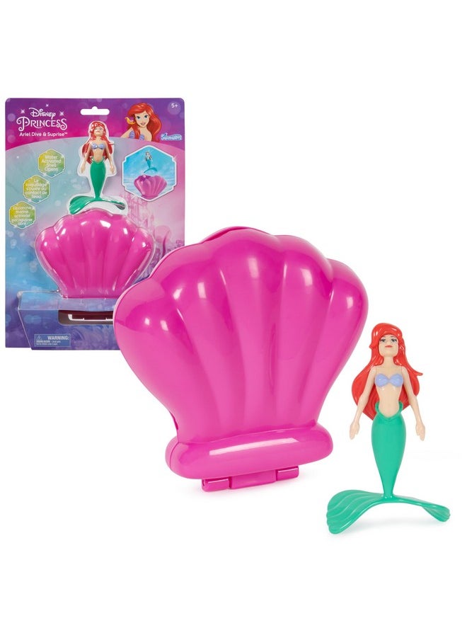 SwimWays SwimWays Disney Princess Ariel Dive N Surprise, Swimming Pool Accessories & Kids Pool Toys, Little Mermaid Party Supplies & Water Toys for Kids Aged 5 & Up  - Image 1