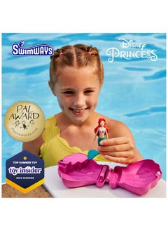 SwimWays SwimWays Disney Princess Ariel Dive N Surprise, Swimming Pool Accessories & Kids Pool Toys, Little Mermaid Party Supplies & Water Toys for Kids Aged 5 & Up  - Image 2