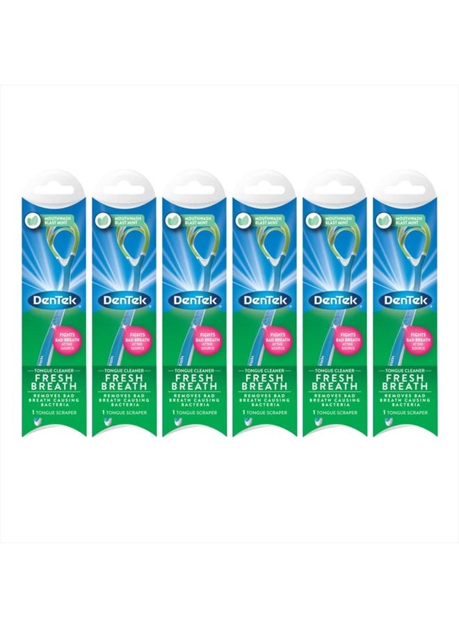 Dentek Breath Remedy Comfort Clean Tongue Cleaners (Pack of 6)  - Image 1