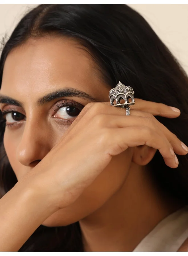 ترو برونز trueBrowns Silver Carousel Ring