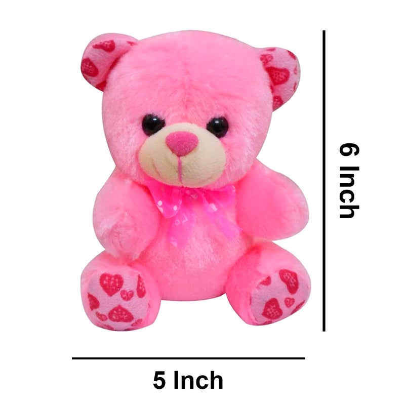 Natali Teddy With Birthday Greeting Card Pink - Image 4