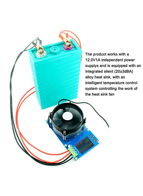150W 20A Adjustable Constant Current Electronic Load 2.4inch TFT Color Display 4 Working Modes USB Lithium Battery Capacity Monitor Tester Discharge Meter