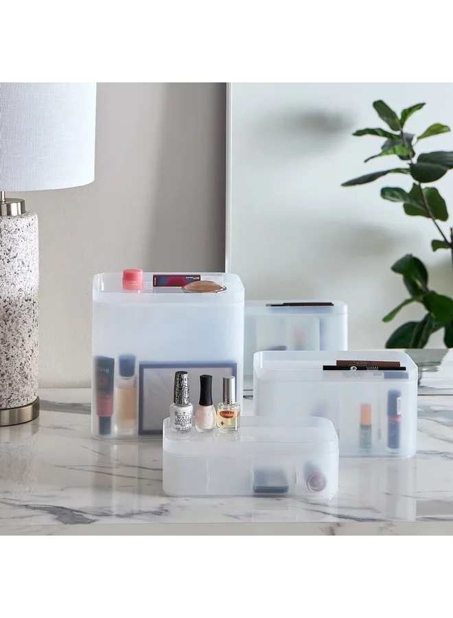 Home Box Madison Stackable Storage Box with Removable Dividers 24.1 x 13 x 12 cm