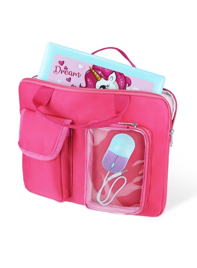 Annmore Bag Compatible With Lexibook Educational And Bilingual Laptop, Pink - Image 1