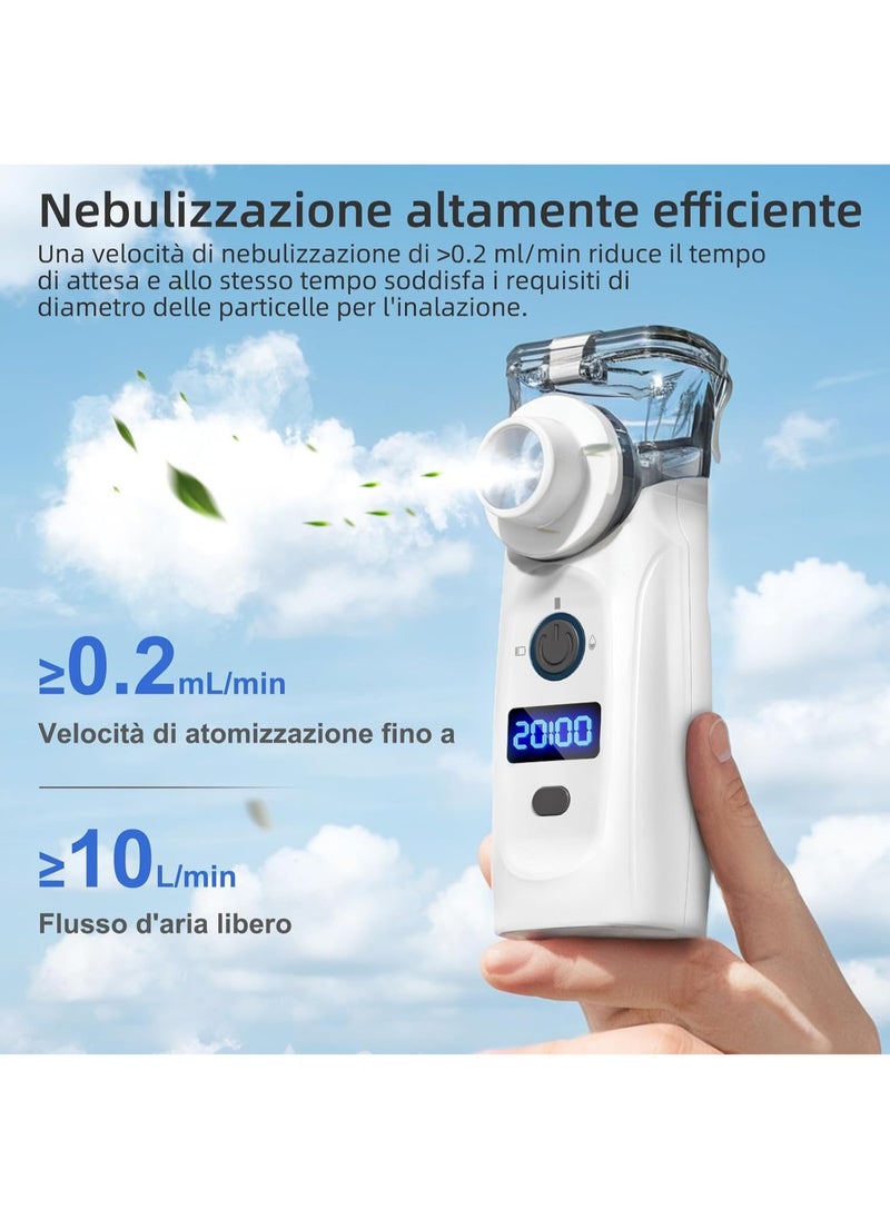 LOVNOV - Personal Cool Mist Steam Inhaler, Portable Atomizer Hydrating Mist, Handheld Steam Atomizer for Home Office Daily Use - Image 1