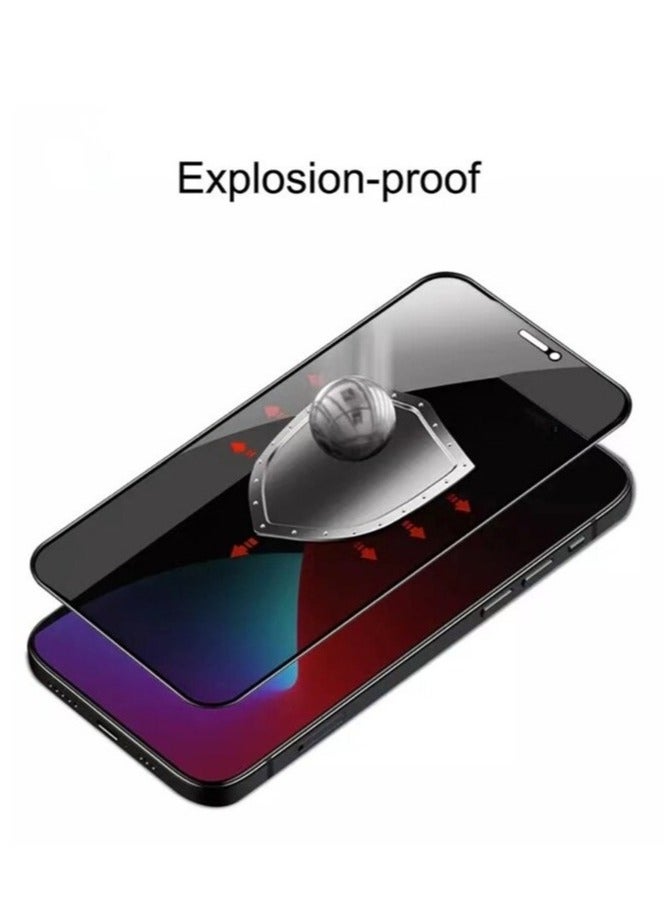 ELTRAZONE (2 Pack) for iPhone 13 Pro Max Privacy Tempered Glass Screen Protector Anti-Scratch with Back Camera glass Alignment Frame Bubble Free Scratch Resistant - Image 2