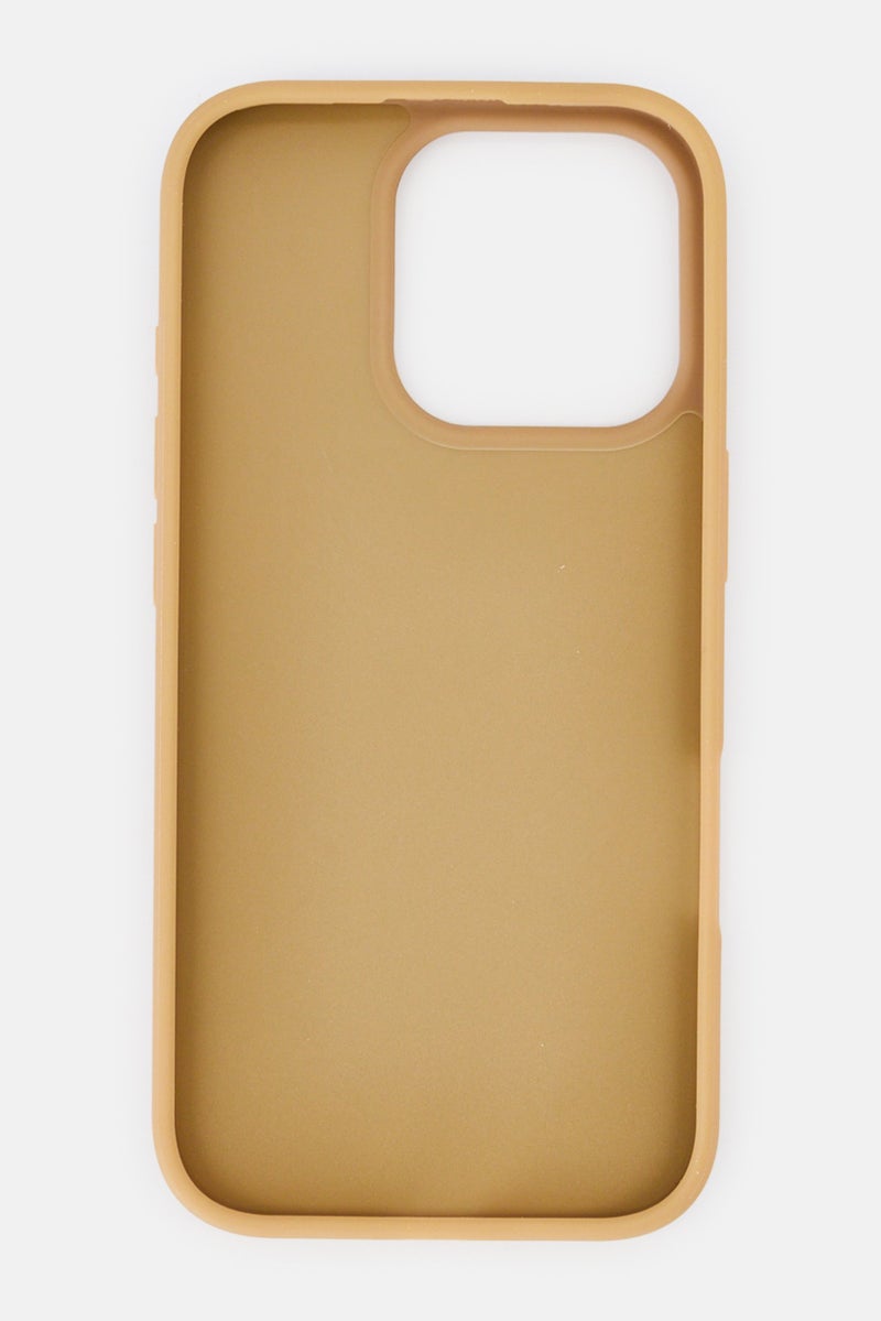 Karl Lagerfeld حافظة حماية بشعار علامة iPhone 16 Pro، بني داكن - Image 3