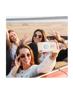KASTWAVE LED Selfie Ring Light, Portable Magnetic Phone Ring Light, Sliding Design Fill Light, Mini Charging Foldable Magnetic Suction Makeup Light, Professional 180° Flip Ring Lighting for Selfies, White  - Image 3