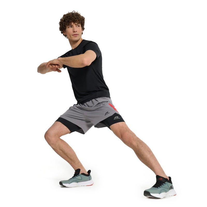 Athlex Men's FLEX PRO Training Shorts Black, Form-Fitting, Mesh Inserts for Ventilation, Ideal for Gym and Outdoor Workouts (UAE/KSA, Alpha, S, Regular, Regular, Black 2 pcs) - Image 5