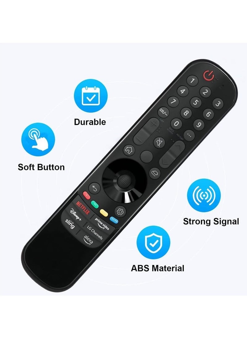 Anmi - New Remote MR23GA Replacement for LG Magic Remote,2023 Universal Remote Control for LG Smart TVs (No Voice and No Air Mouse (Pointer) Function),LG TV Remote Compatible with All Models for LG TV - Image 1