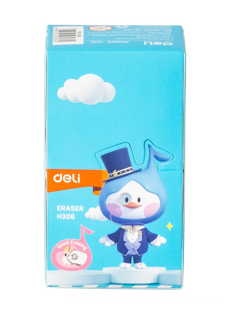 Deli Deli EH306 Eraser 54×20×10.5mm – ideal for school & creative use, 24pcs/box  - Image 4