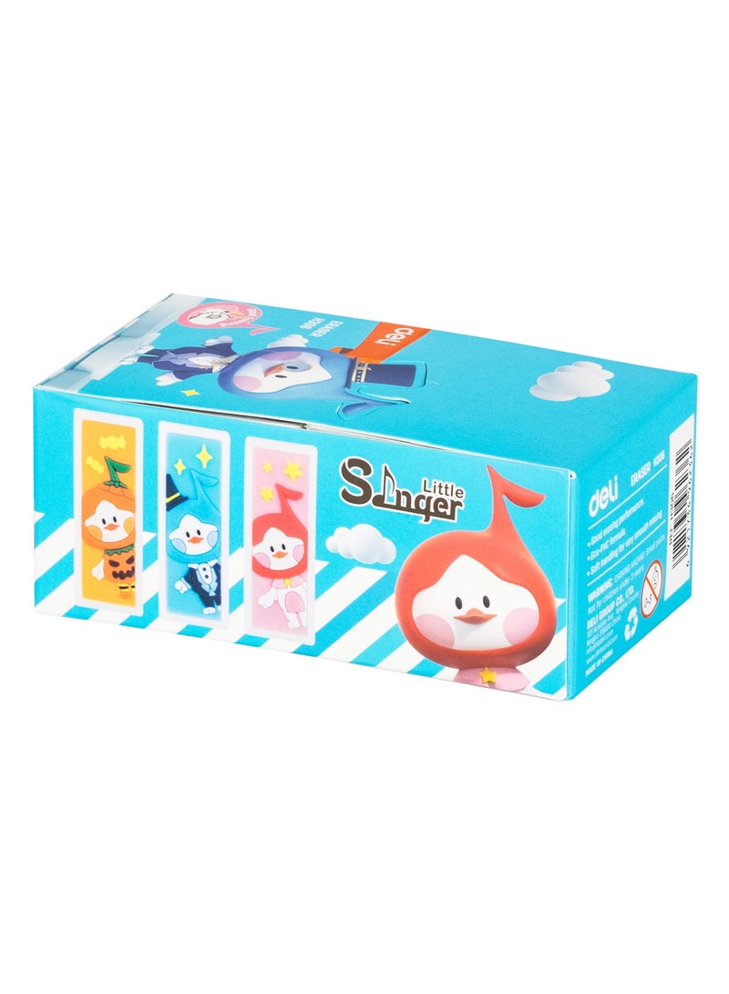 Deli Deli EH306 Eraser 54×20×10.5mm – ideal for school & creative use, 24pcs/box  - Image 2