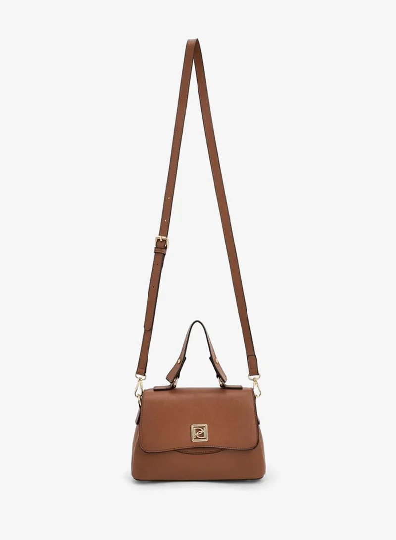 بابريكا Solid Satchel Bag With Detachable Strap