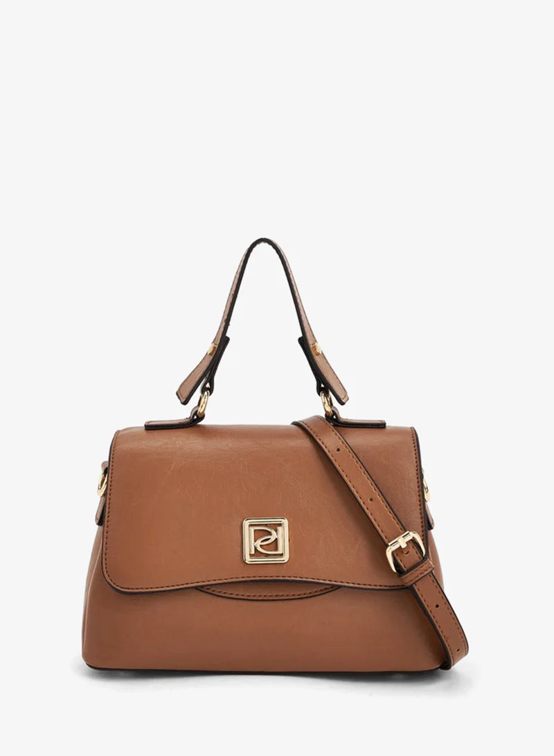 بابريكا Solid Satchel Bag With Detachable Strap