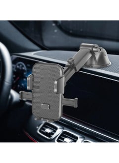 HM2A Car Phone Holder, Long Arm Phone Holder Car for Dashboard Windshield Air Vent【Heat-Resistant Strong Suction Cup】Car Mobile Holder Compatible with Most Phones…  - Image 2