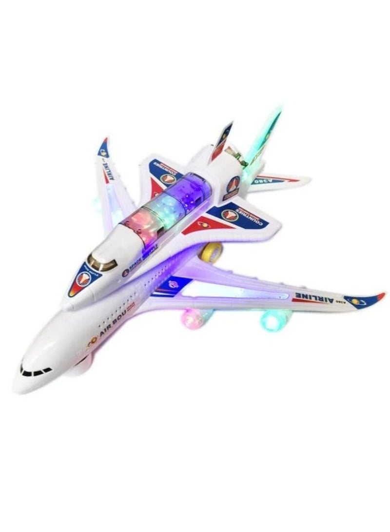 Non Toxic Rich Detailing Airbus A380  Double Decker Flash Electric Sound Light Model Airplane - Image 3