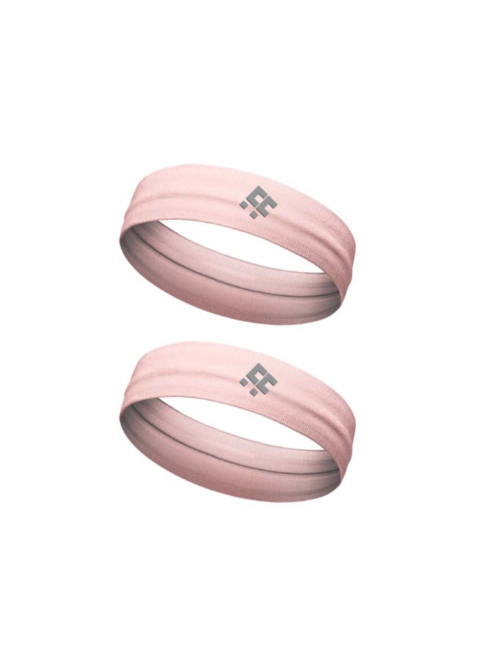 Cactus Fitness Headbands Set Of 2Pcs For Women Workout Headbands For Women And Men, Yoga Sport Athletic Headbands - Image 1