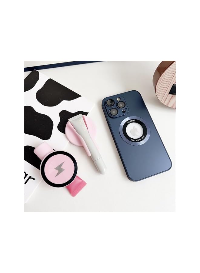 Green Tiger Magnetic Lip Gloss Holder for Cell Phone, Silicone LipMag Holder, Easy-Grip Portable Lip Gloss Case for iPhone 15/14/13/12 (Pink) - Image 2