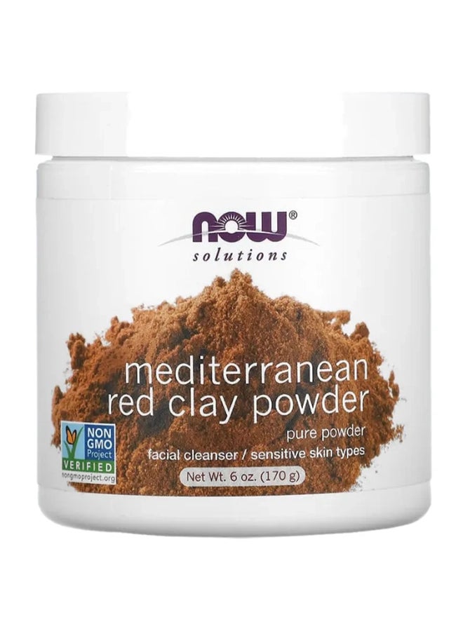 ناو فودز مسحوق الطين الأحمر المغربي - Image 1