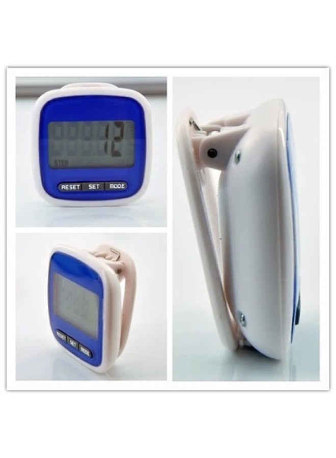 Generic Electronic Pedometer Calorie Multi-function Watch Walking Old Man Running Counter Promotion-Color:Old Style Blue - Image 1