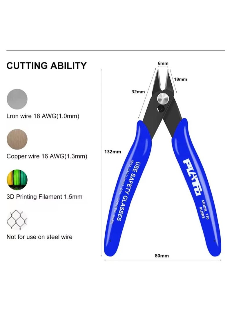 Universal Pliers Multi Functional Tools Electrical Wire Cable Cutters Cutting Side Snips Flush Stainless Steel Nipper Hand Tool  - Image 1