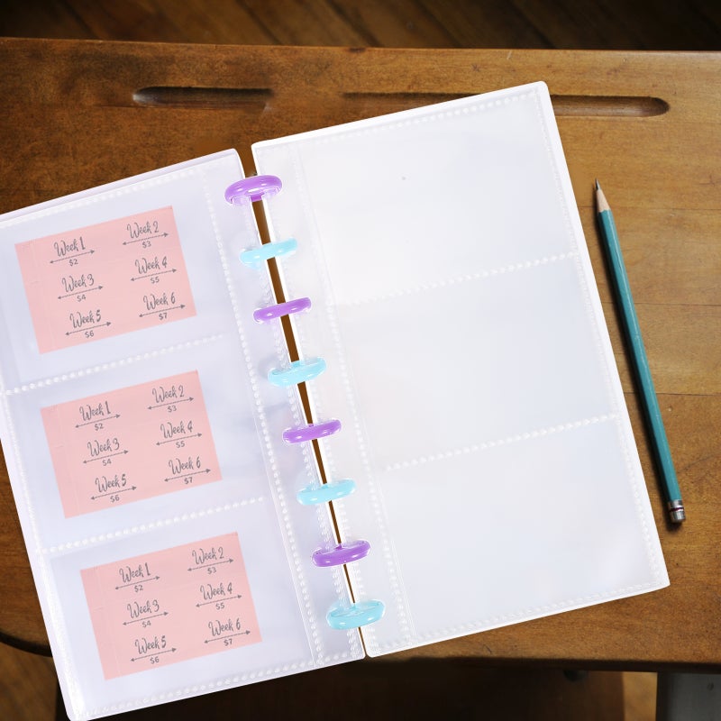 1 Book Budget Binder Loose-leaf Budget Sheets Budgeting Planner Cash Envelopes - Image 3