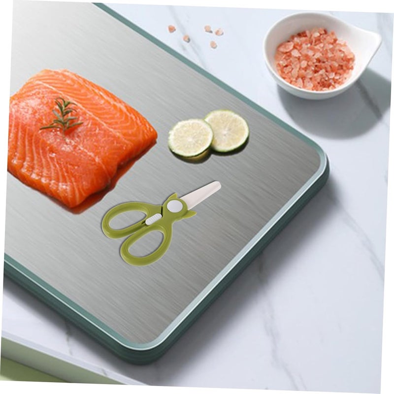 MAGICLULU Travel-friendly Ceramic Scissors Food Cutting Shears for Noodles Meat and Veggies Easy to Clean Compact Design - Image 5