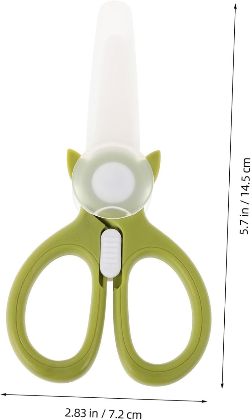 MAGICLULU Travel-friendly Ceramic Scissors Food Cutting Shears for Noodles Meat and Veggies Easy to Clean Compact Design - Image 2