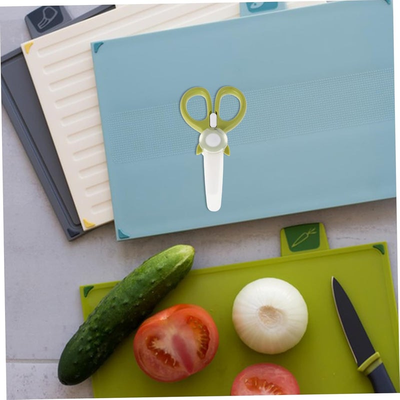 MAGICLULU Travel-friendly Ceramic Scissors Food Cutting Shears for Noodles Meat and Veggies Easy to Clean Compact Design - Image 4