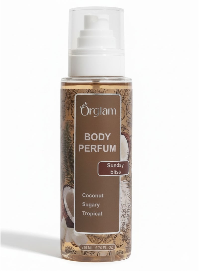 Orglam Sunday bliss body perfume-210ml