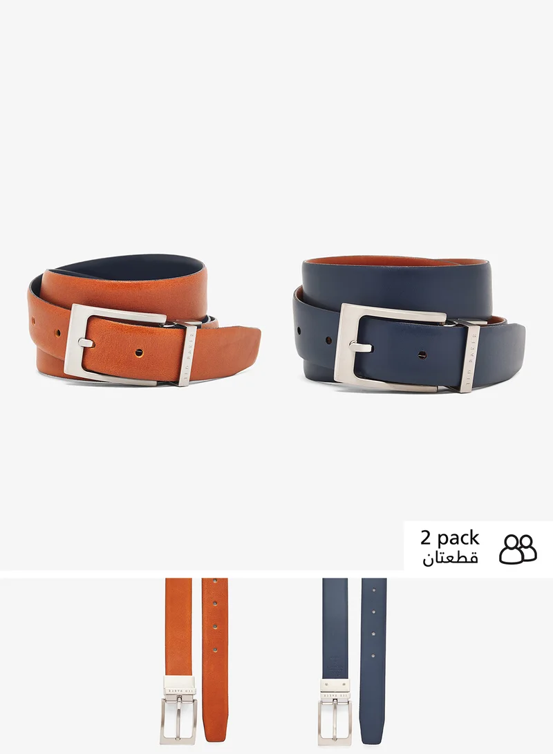 تيد بيكر حزام جلد قابل للعكس