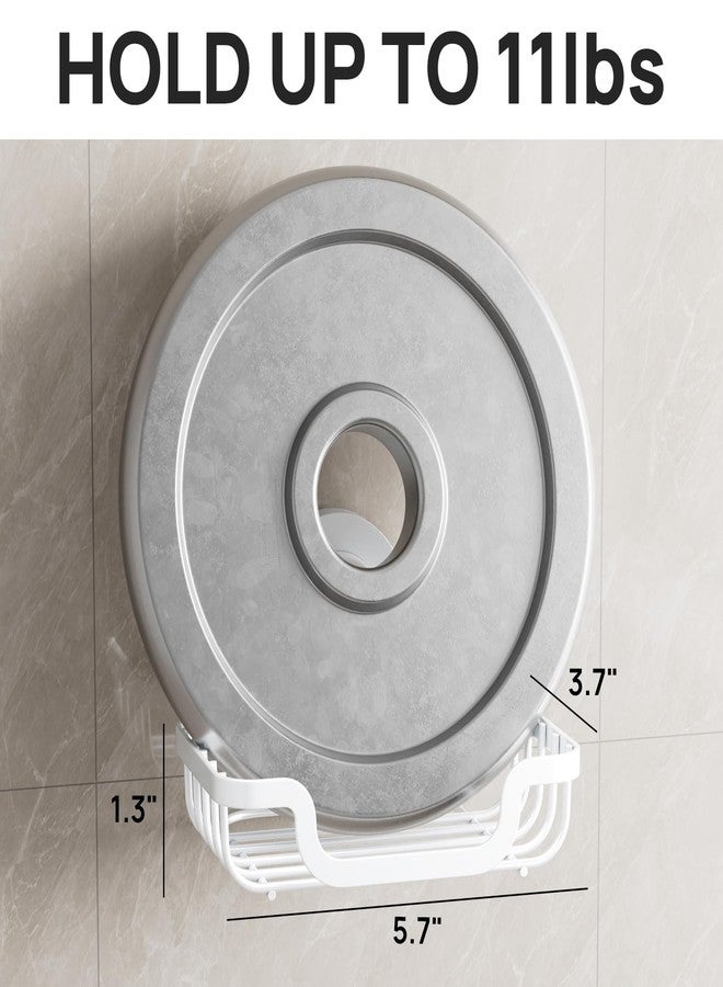 LEVERLOC Soap Dish, Soap Bar Holder for Shower Suction Cup Wall Mounted, Stainless Steel No-Drilling Removable Waterproof Sponge Holder for Bathroom Bathtub Kitchen Sink, Keep Dry, White - Image 3