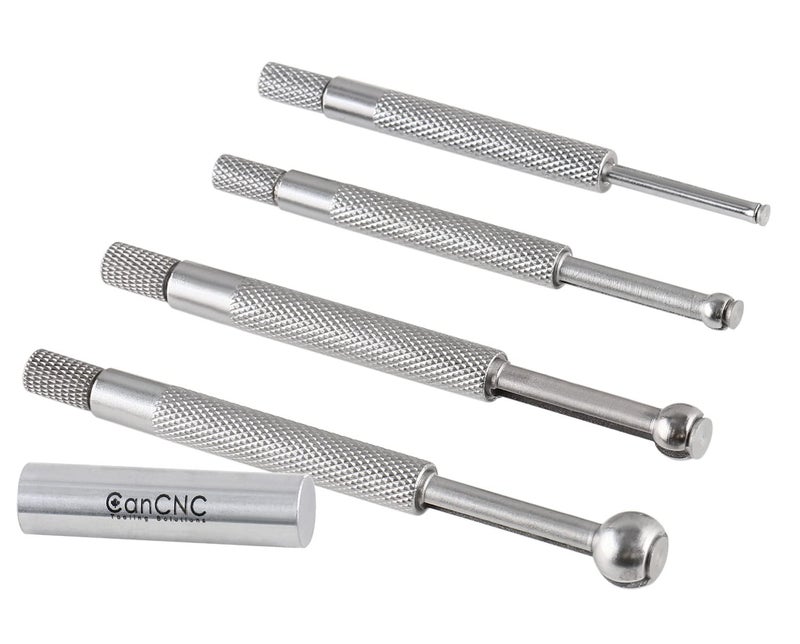 Accusize Industrial Tools 4 Pc Small Hole Gauge Set, Ball Type, inch/mm, 1/8 to 1/5, 1/5 to 3/10, 3/10 to 2/5, 2/5 to 1/2, 3604-5001 - Image 2