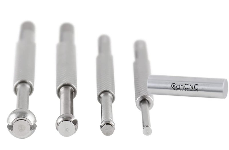 Accusize Industrial Tools 4 Pc Small Hole Gauge Set, Ball Type, inch/mm, 1/8 to 1/5, 1/5 to 3/10, 3/10 to 2/5, 2/5 to 1/2, 3604-5001 - Image 3