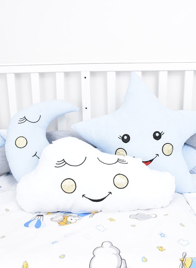 FUN MOMENT 7-Piece Baby Cot Bedspread With Snail Partitions - Image 4