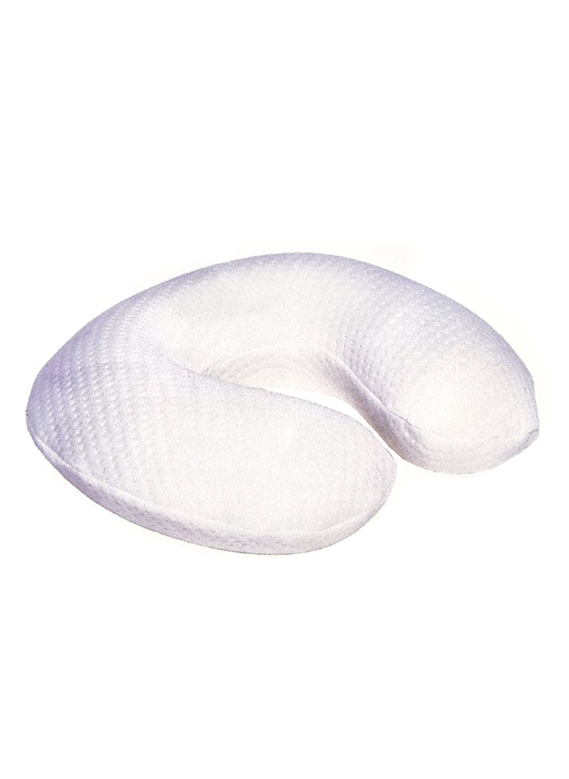Valentini Memory Foam Neck Pillow, 30 x 30 x 10 cm, White  - Image 1