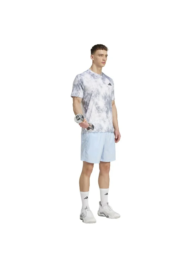adidas Sea Aop Tee Grey Training T-Shirts For Men XS