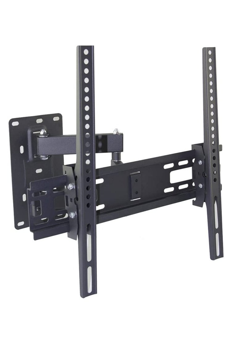 ELTRAZONE Lcd, Led Tv Wall Bracket For 26 Inch To 55 Inch Tv 180 DEGREE Rotation And 15 DEGREE + Tilt View, Swivel Articulating, Full Motion Tv Wall Mount, Black  - Image 1
