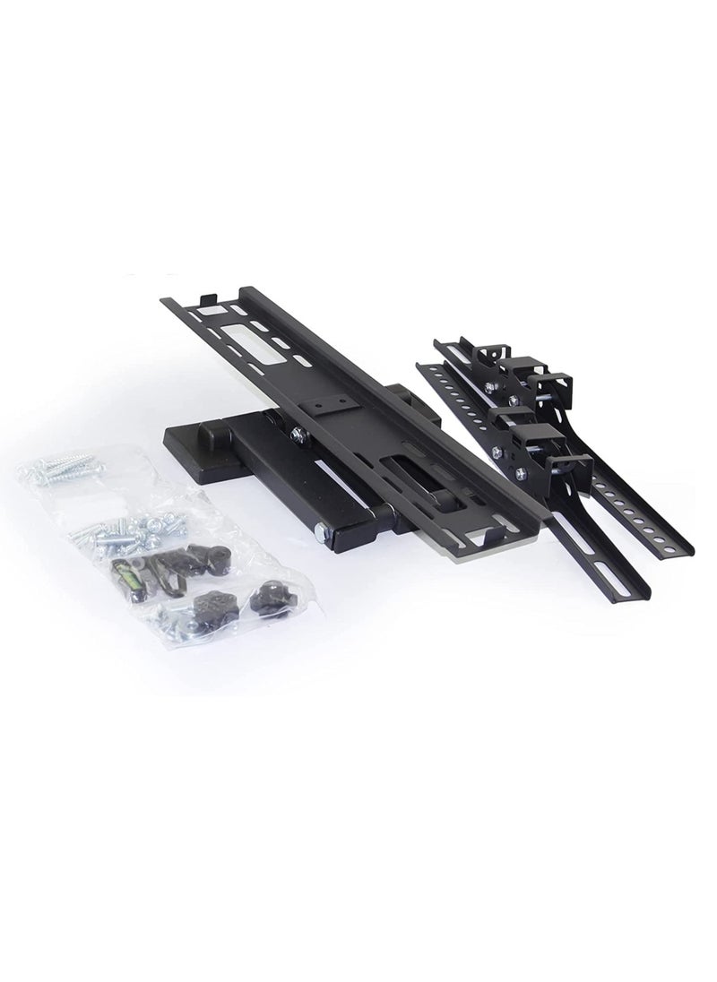 ELTRAZONE Lcd, Led Tv Wall Bracket For 26 Inch To 55 Inch Tv 180 DEGREE Rotation And 15 DEGREE + Tilt View, Swivel Articulating, Full Motion Tv Wall Mount, Black  - Image 5