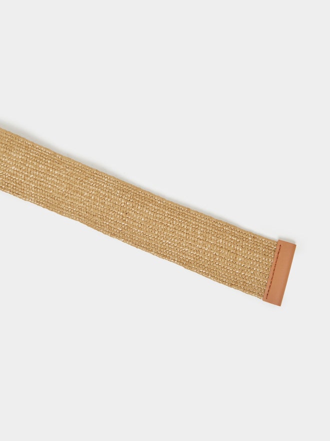 Styli Styli Solid Jute Gold Buckle Belt  - Image 5