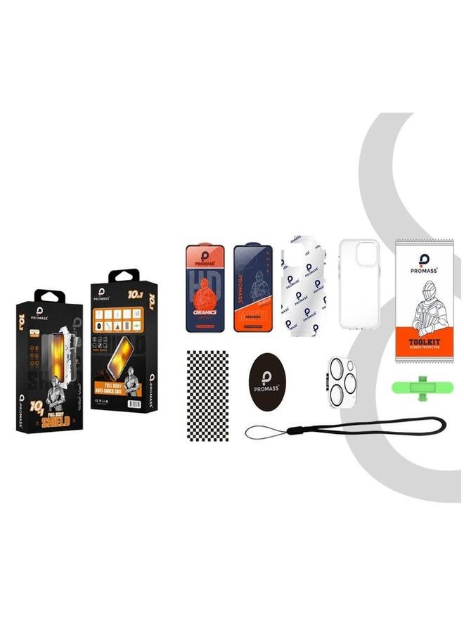 PROMASS IPhone 15 Pro Max Original Protection Package 10 Pieces - Image 2