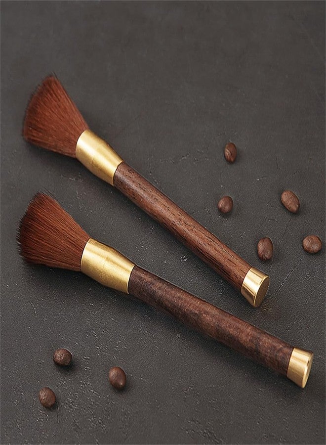 Much Hotter Coffee Grinder Cleaning Brush, Wood Handle & Natural Bristles Wood Dusting Espresso Brush Accessories for Bean Grain Coffee Tool Barista Home Kitchen - Image 3
