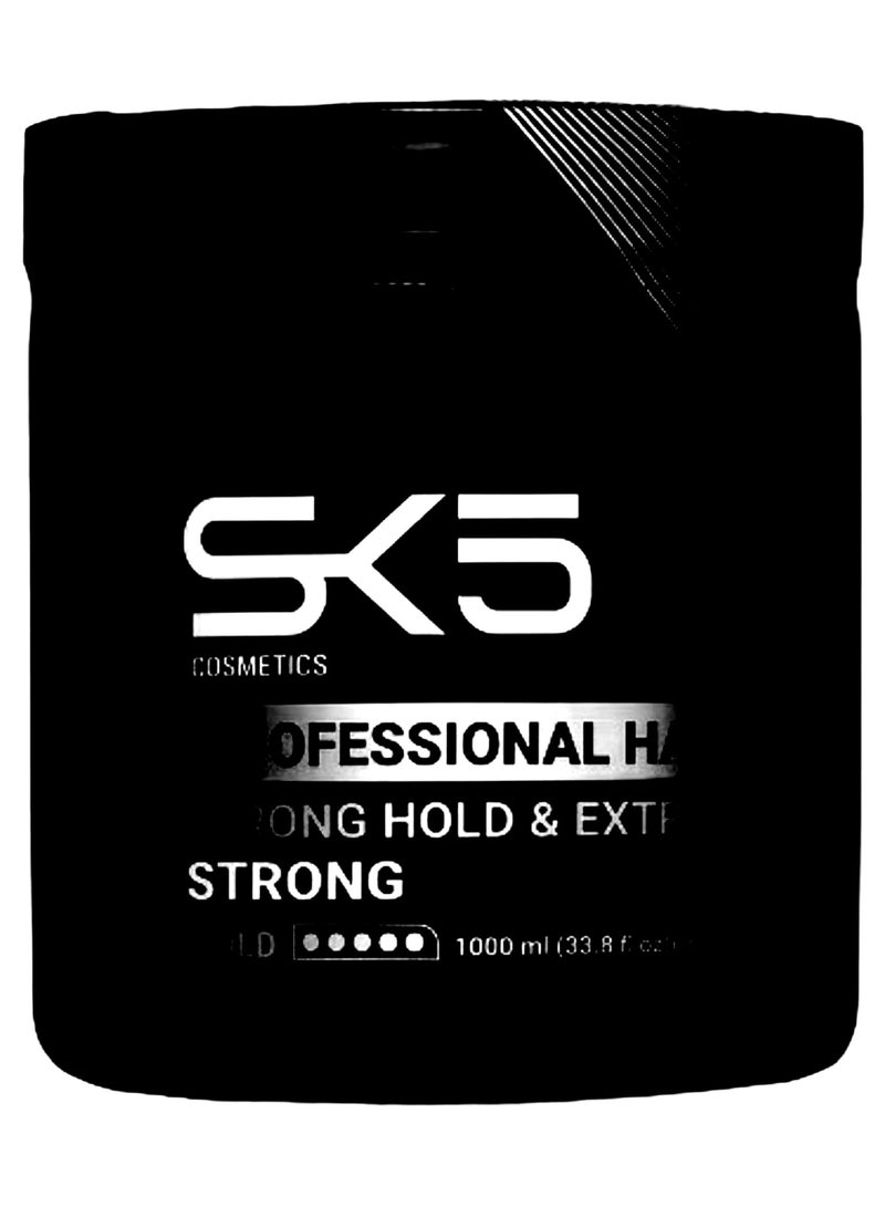 اس كي فايف جل الشعرالاسود لثبات قوي ولمعان جذاب 1000 مل