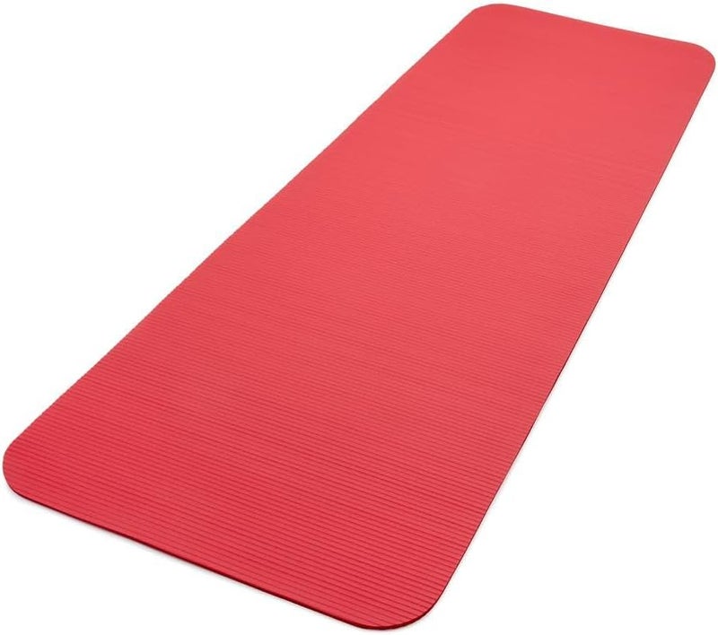 Reebok 7mm Training Mat – Red, Extra Thick Non-Slip Mat for Yoga & Fitness, Easy to Clean - Image 3