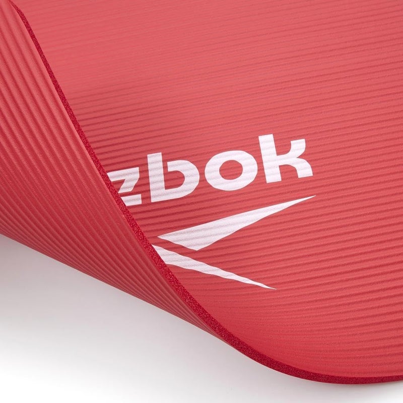Reebok 7mm Training Mat – Red, Extra Thick Non-Slip Mat for Yoga & Fitness, Easy to Clean - Image 5