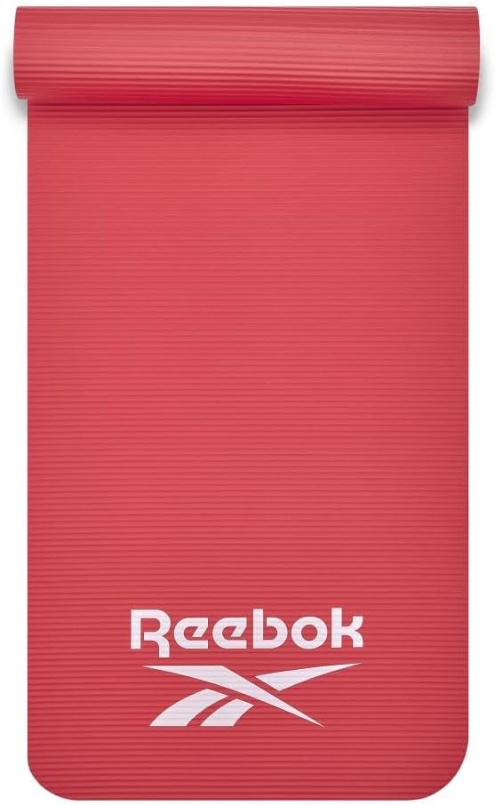 Reebok 7mm Training Mat – Red, Extra Thick Non-Slip Mat for Yoga & Fitness, Easy to Clean - Image 4