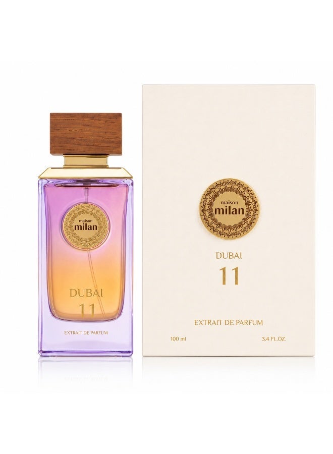 Maison Milan Dubai 11 Extrait de Parfum 100ml | Luxury Long Lasting Unisex Perfume Spray for Men & Women - Image 2